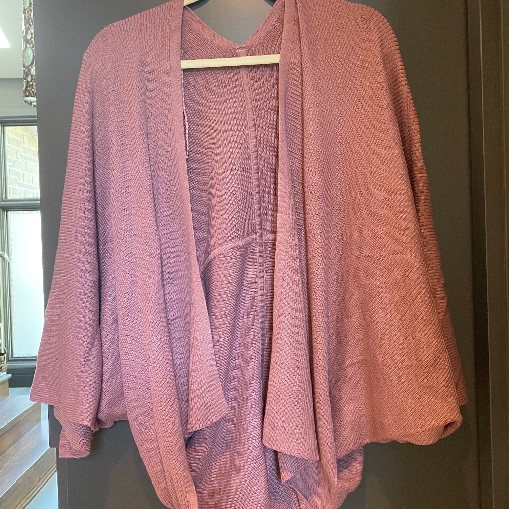 Lulu lemon shawl type sweater